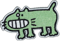 Quirky Green Cartoon Cat