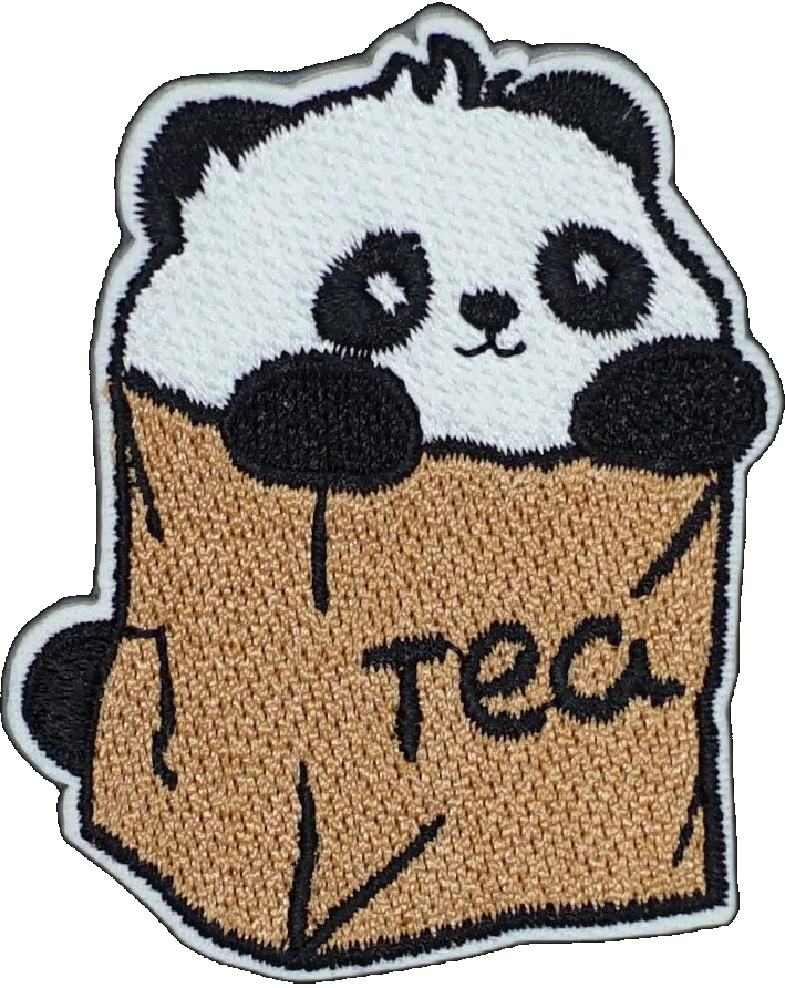 Cartoon Panda in a Bag