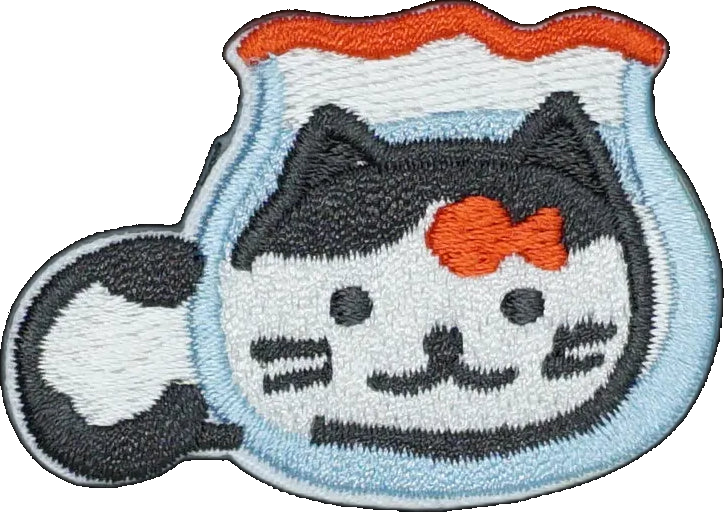 Cartoon Cat in Fish Globe