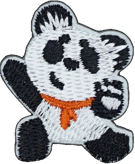 Panda with Ribbon