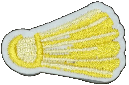 Yellow Badminton Birdie