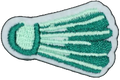 Green Badminton Birdie