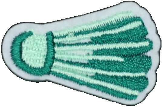 Green Badminton Birdie