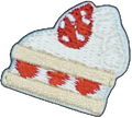 Strawberry Cake Slice