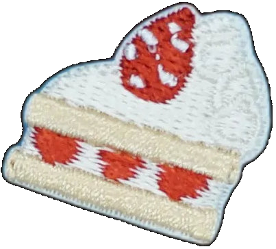 Strawberry Cake Slice