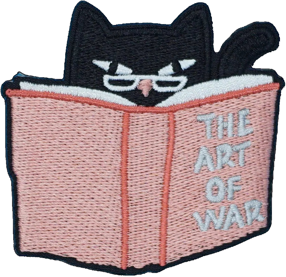 Cat Reading Books